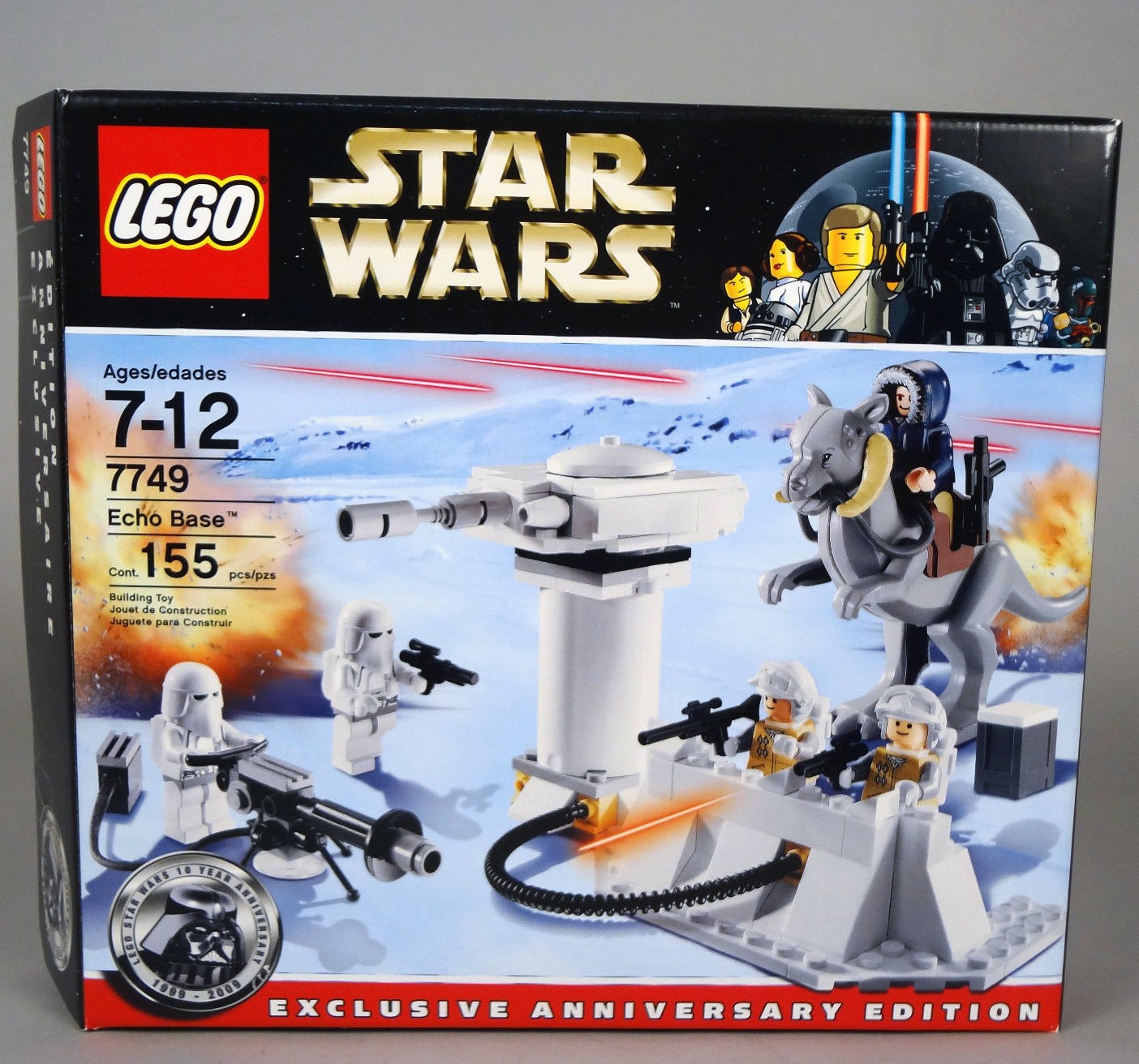 Lego Star wars Echo Base 7749 minifig trooper rebel soldier Han Solo Tauntaun 