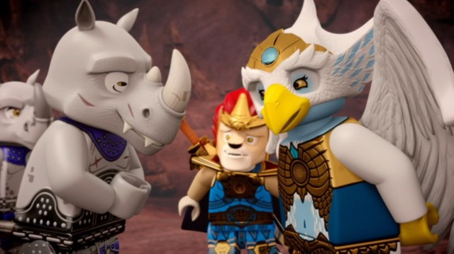 LEGO Chima Screenshot Rogon Rhino Tribe and Eris Eagle Tribe