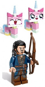 LEGO SDCC 2014 Exclusives Unikitty Minifigure Bard Minifigure