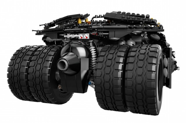 Rear View of LEGO Batman Tumbler 76023 UCS Set
