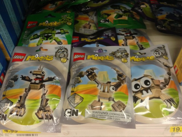 Tan Mixels LEGO Series 3 Hoogi Footi Scorpi