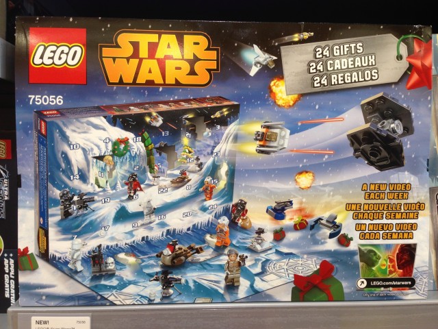 2014 LEGO Star Wars Advent Calendar Box Back