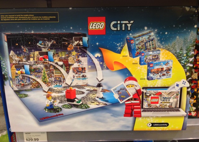60063 LEGO City Advent Calendar 2014 Box Back