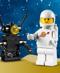 Free LEGO White Spaceman Minifigure Promo LEGO Stores 2014