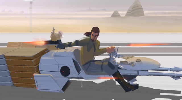 Star Wars Rebels Speeder Bike Concept Art