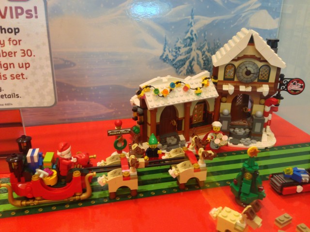 Santa's Workshop LEGO Winter Village Display LEGO Store