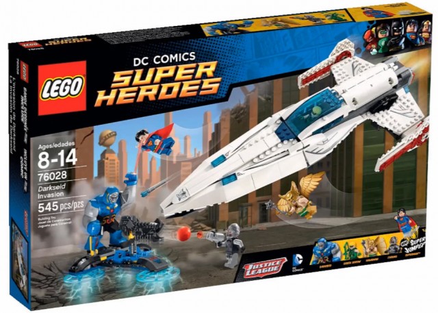 2015 LEGO Darkseid Invasion 76028 Set Box LEGO DC Superheroes Winter 2015