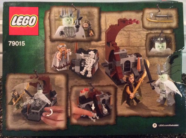 79015 LEGO The Hobbit Witch-King Battle Set Box Back