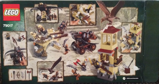 79017 LEGO The Hobbit War of Five Armies Set Box Back 2014