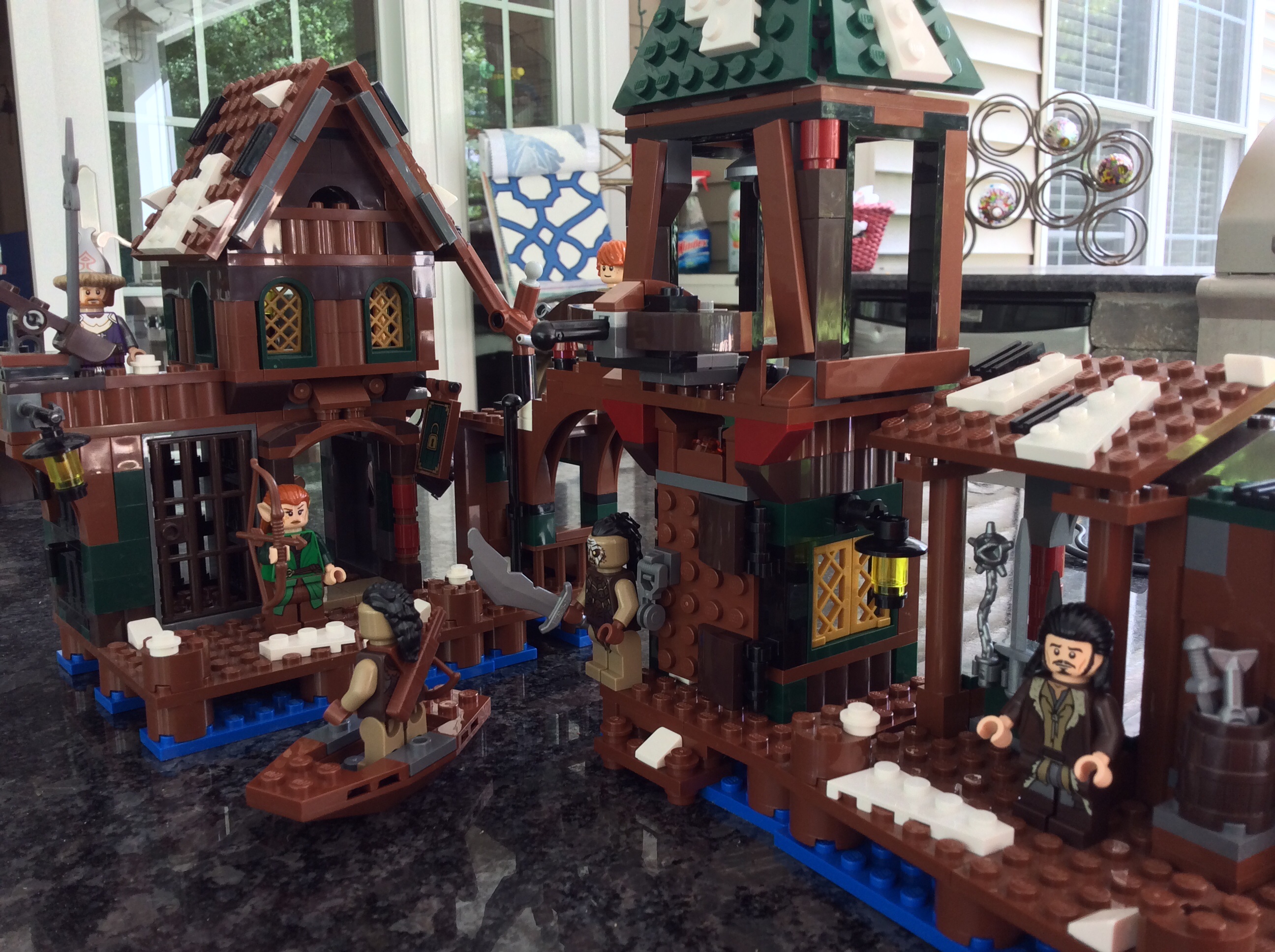 lego the hobbit lake town