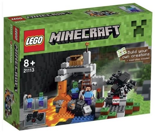 LEGO Minecraft The Cave 21113 Box Winter 2014 Set