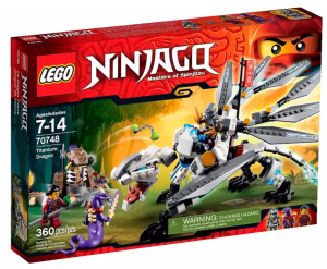 LEGO Ninjago 2015 Sets Titanium Dragon 70748 with Titanium Ninja Minifigure