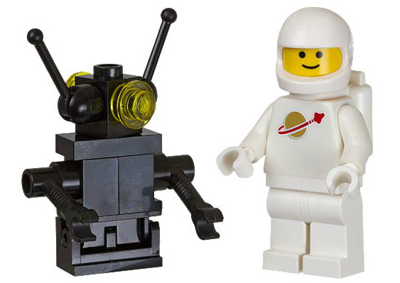 LEGO Spaceman White Minifigure with Robot 5002812