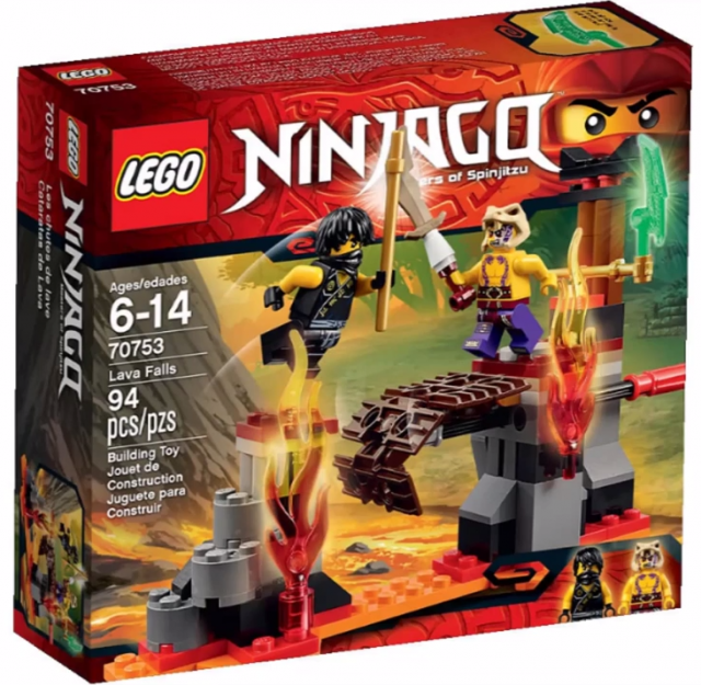 2015 LEGO 70753 Lava Falls Ninjago Winter Set