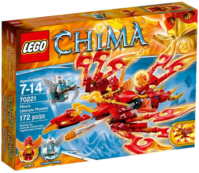 2015 LEGO Chima Flinx's Ultimate Phoenix 70221 Box