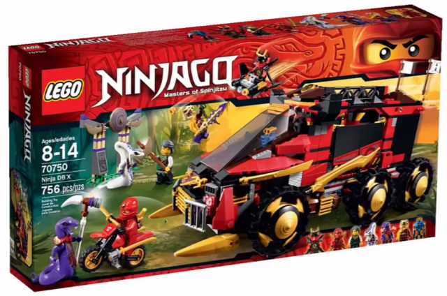 2015 LEGO Ninjago DB X 70750 Mobile Ninja Base 2015 Set Box