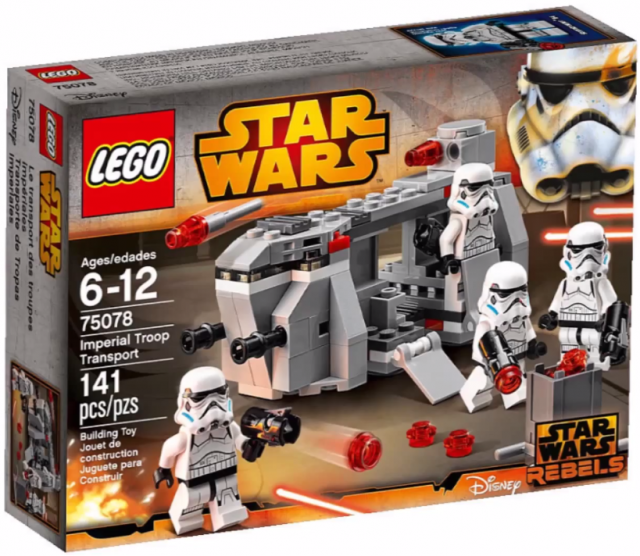 2015 LEGO Star Wars Imperial Troop Transport 75078 Set Box
