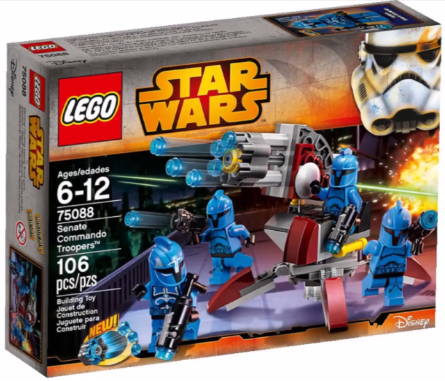 2015 LEGO Star Wars Senate Commando Troopers 75088 Box