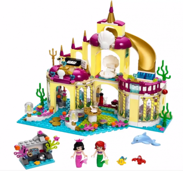 41061 LEGO 2015 Disney Princess Ariel's Undersea Palace 41063 Set with Sebastian Flounder