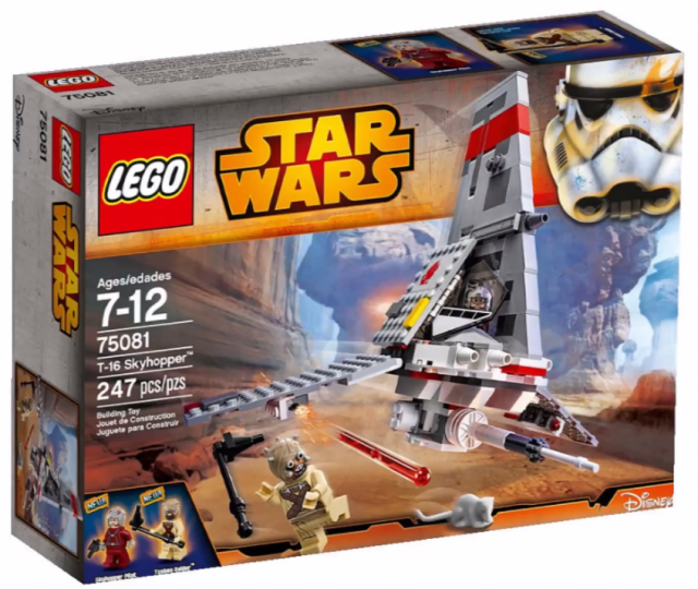 75081 LEGO Star Wars 2015 T-16 Hopper Set Box