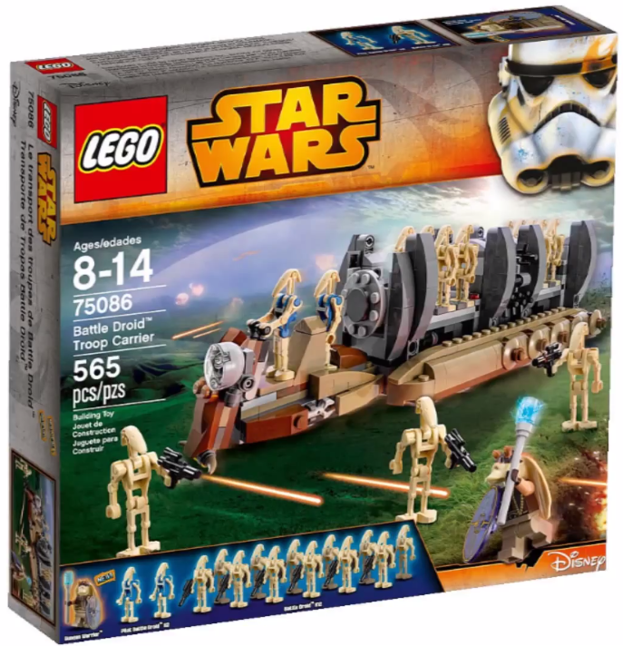 Comes With Figures Lego Star Wars Battle Droid Carrier 