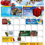 December 2014 LEGO Store Calendar Free Promos & Events!
