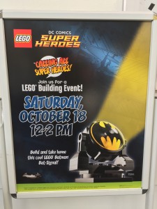 LEGO Bricktober Bat-Signal Build Poster