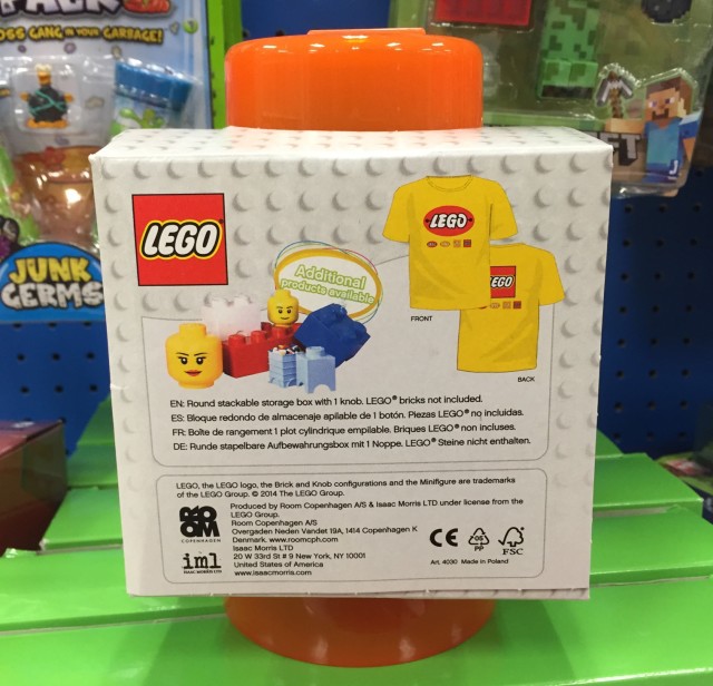 LEGO Orange Storage Brick T-Shirt Exclusive Target Limited Set