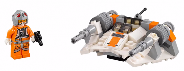 LEGO 2015 Star Wars Snowspeeder 75054 Series 2 Micro Fighters Set