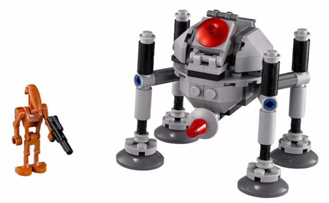 LEGO 75077 Homing Spider Droid Micro Fighters Series 2 Set