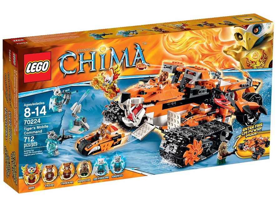 LEGO Chima Sets Tiger's Mobile Command 70224 Revealed! - Bricks and Bloks