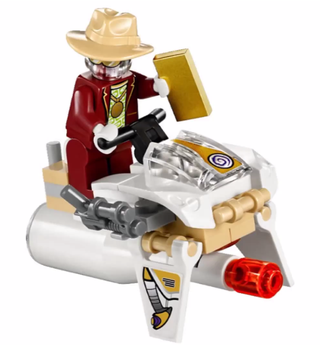 Lego Minifigure Head Piece Ultra Agents AntiMatter Hood #91 