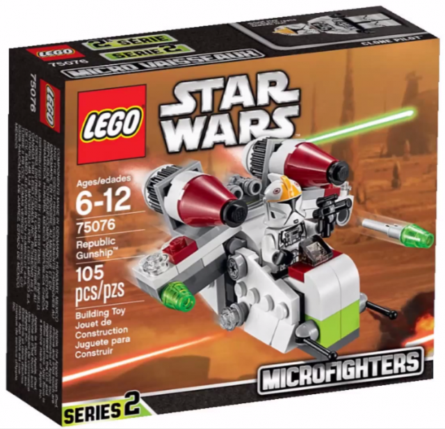 LEGO Microfighters Series 2 Republic Gunship 75076 Winter 2015 Sets