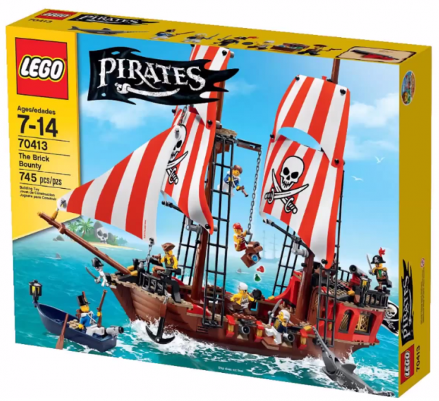 LEGO Pirates 2015 The Brick Bounty 70413 Box Pirate Ship Set