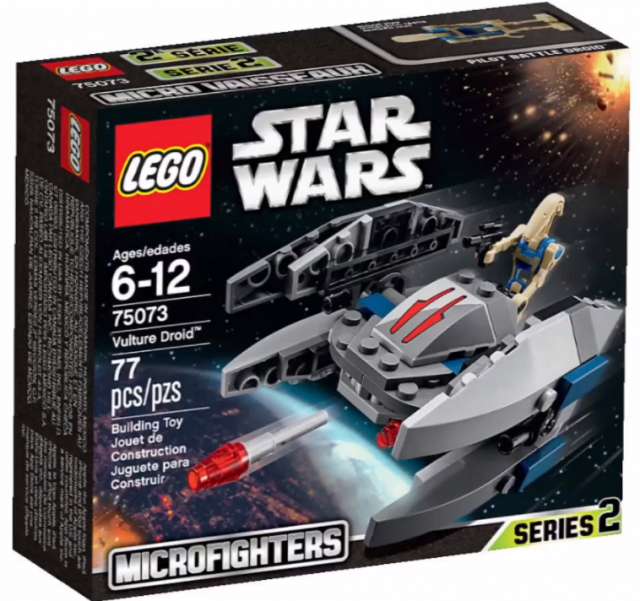 LEGO Star Wars 2015 Microfighters Vulture Droid 75053 Box