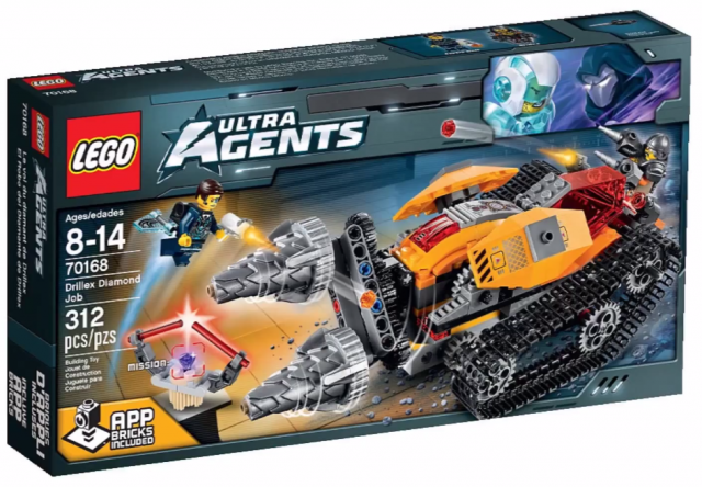 LEGO Ultra Agents Drillex Diamond Job 70168 Box
