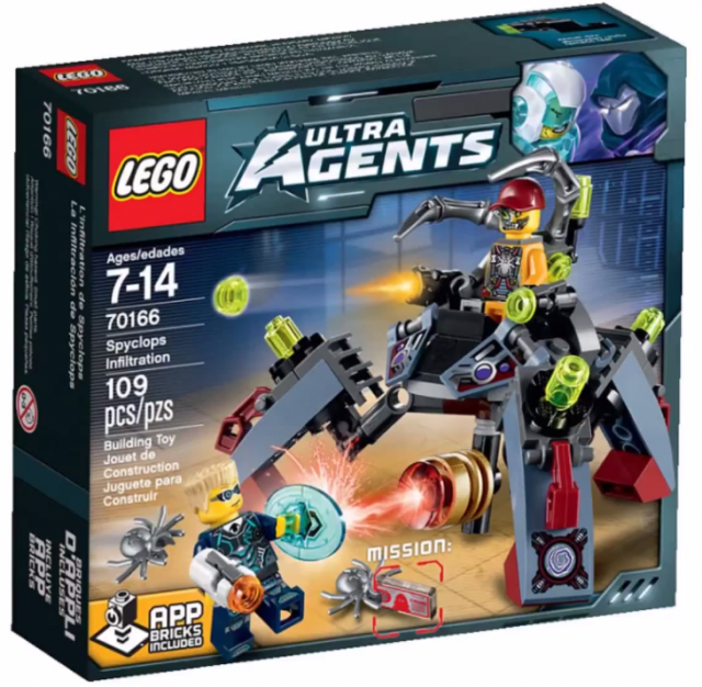 LEGO Ultra Agents Spyclops Infiltration 70166 Box