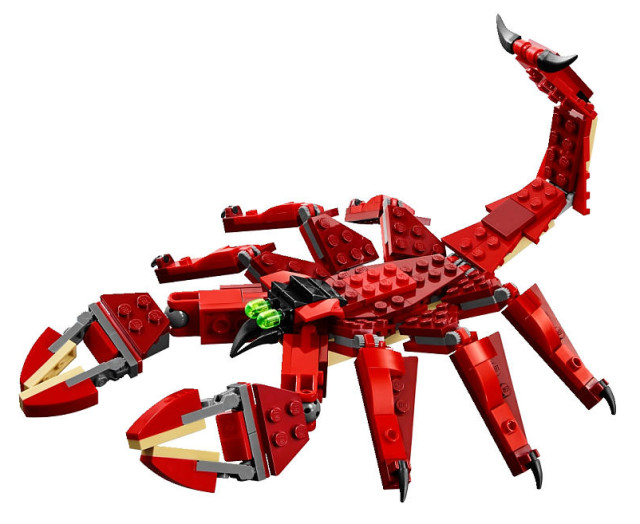 2015 LEGO Red Creatures 31032 Scorpion Build
