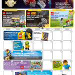 January 2015 LEGO Store Calendar! Mini LEGO AT-DP Promo!