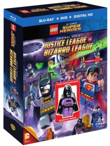 LEGO Batzarro Minifigure with LEGO DC Comics Justice League vs. Bizarro League DVD