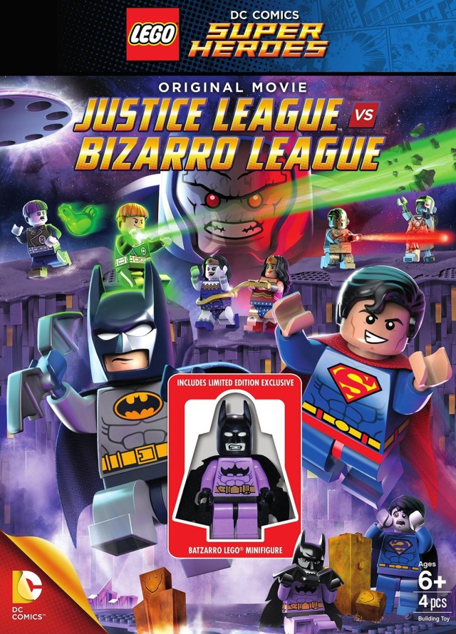 LEGO Justice League vs Bizarro League DVD Set with Batzarro Minifigure