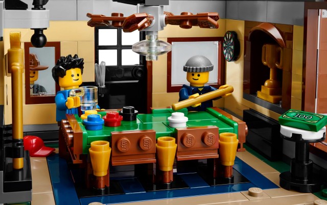 LEGO Pool Hall from Detective's Office 10246