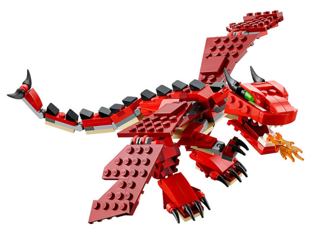 LEGO Red Creatures Dragon 31032 LEGO 2015 Set Fire-Breathing Dragon