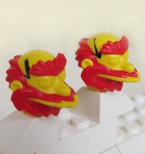 Groundskeeper Willie LEGO Simpsons Minifigure Head