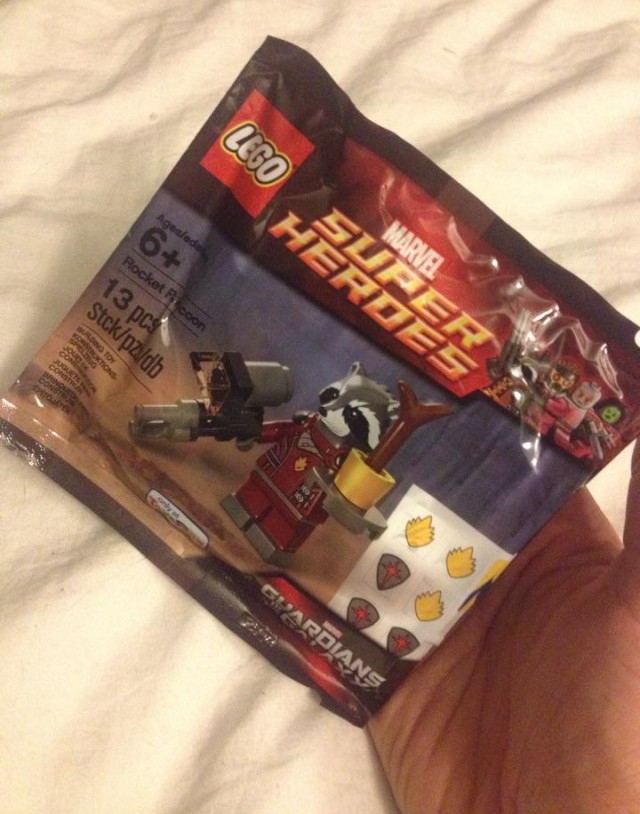Rocket Raccoon LEGO Marvel Minifigure Exclusive Polybag Set