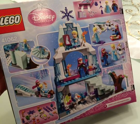 41062 LEGO Elsa's Sparkling Ice Castle Box Back