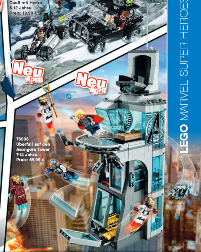 76038 LEGO Attack on Avengers Tower Set