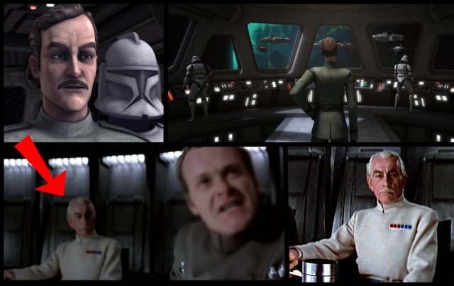 Admiral Yularen Clone Wars vs Star Wars A New Hope Comparison Photo