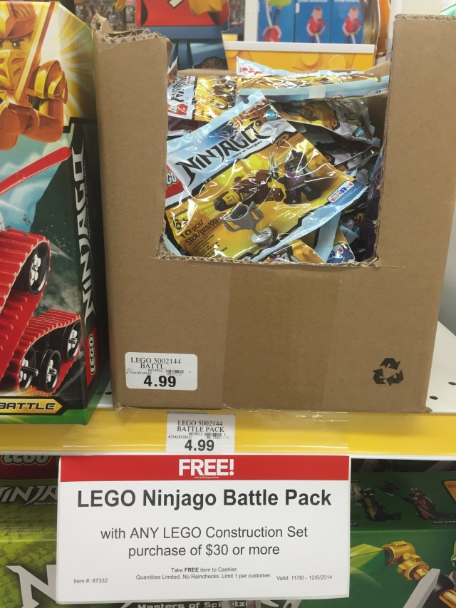 5002124 LEGO Ninjago Battle Pack Promo Dareth vs. Nindroid
