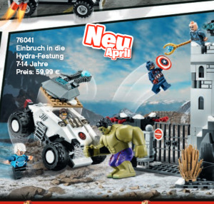 LEGO 76041 Burglary at the Hydra Fortress Set with Quicksilver Figure